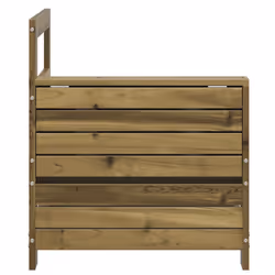 VidaXL 844882 banc de jardin Bois - Vue supplémentaire 5