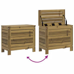 VidaXL 844892 banc de jardin Bois - Vue supplémentaire 7