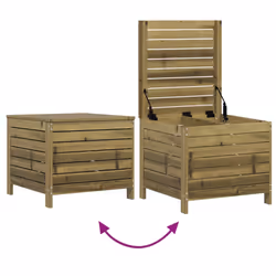 VidaXL 844907 banc de jardin Bois - Vue supplémentaire 7