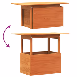 VidaXL 844910 banc de jardin Bois - Vue supplémentaire 8