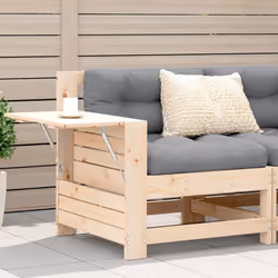 Ce canapé de jardin en bois avec coussin sera un excellent complément à votre jardin, terrasse ou patio pour discuter avec la ...