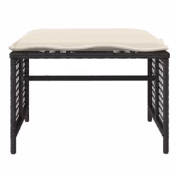 VidaXL 368134 banc de jardin Rotin, Acier - Vue supplémentaire 7