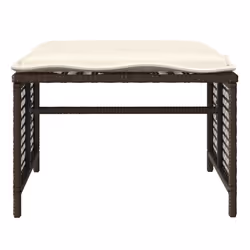 VidaXL 368135 banc de jardin Rotin, Acier - Vue supplémentaire 7