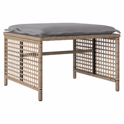 VidaXL 368137 banc de jardin Rotin, Acier - Vue supplémentaire 6