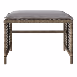 VidaXL 368137 banc de jardin Rotin, Acier - Vue supplémentaire 7