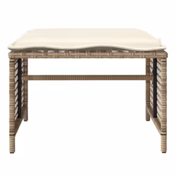 VidaXL 368138 banc de jardin Rotin, Acier - Vue supplémentaire 7