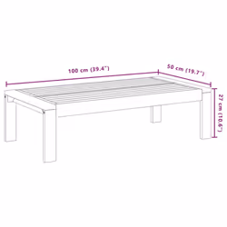 VidaXL 367620 banc de jardin Bois d'acacia - Vue supplémentaire 8