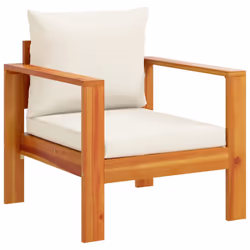 VidaXL 367621, Crème, Bois d'acacia, 110 kg, Adultes et enfants, 680 mm, 680 mm