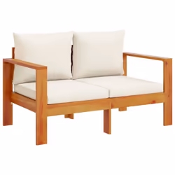 VidaXL 367623, Crème, Bois d'acacia, Adultes et enfants, 1220 mm, 680 mm, 640 mm