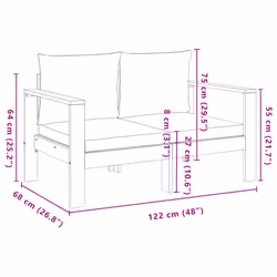 VidaXL 367623 banc de jardin Bois d'acacia - Vue supplémentaire 8