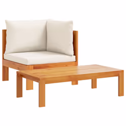 VidaXL 367626, Crème, Bois d'acacia, 110 kg, Adultes et enfants, 1000 mm, 500 mm