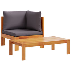 VidaXL 367632 banc de jardin Bois d'acacia