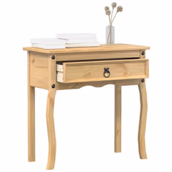 Cette table console classique en bois sera un supplément pratique et décoratif à votre décoration intérieure. Bois de pin mas ...