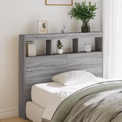 Cette armoire tête de lit à LED, au design élégant, donne à votre cadre de lit une touche de modernité étonnante et convient  ...