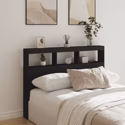 Cette armoire tête de lit à LED, au design élégant, donne à votre cadre de lit une touche de modernité étonnante et convient  ...