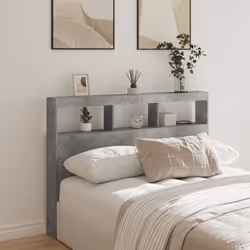 Cette armoire tête de lit à LED, au design élégant, donne à votre cadre de lit une touche de modernité étonnante et convient  ...