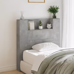 VidaXL 839234 tête de lit et pied de lit Gris