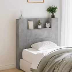 VidaXL 839241 tête de lit et pied de lit Gris