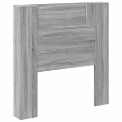 VidaXL 839243 tête de lit et pied de lit Gris, Chêne