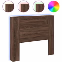 Cette armoire tête de lit à LED, au design élégant, donne à votre cadre de lit une touche de modernité étonnante et convient  ...