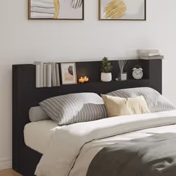 VidaXL 839260 tête de lit et pied de lit Noir