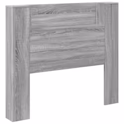 VidaXL 839264 tête de lit et pied de lit Gris, Chêne