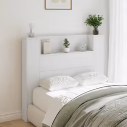VidaXL 839273 tête de lit et pied de lit Blanc