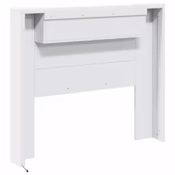 VidaXL 839273 tête de lit et pied de lit Blanc - Vue supplémentaire 8