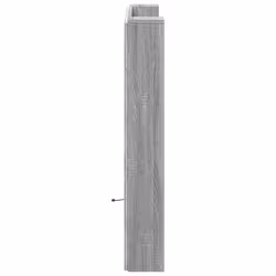 VidaXL 839278 tête de lit et pied de lit Gris, Chêne - Vue supplémentaire 7