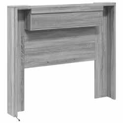 VidaXL 839278 tête de lit et pied de lit Gris, Chêne - Vue supplémentaire 8