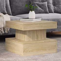 Décorez votre salon avec cette table basse moderne avec lumières LED, elle se marie facilement avec les meubles de tout style ...