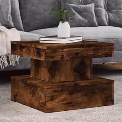 Décorez votre salon avec cette table basse moderne avec lumières LED, elle se marie facilement avec les meubles de tout style ...