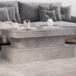 Décorez votre salon avec cette table basse moderne avec lumières LED, elle se marie facilement avec les meubles de tout style ...