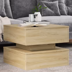 Décorez votre salon avec cette table basse moderne avec lumières LED, elle se marie facilement avec les meubles de tout style ...