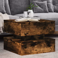 Décorez votre salon avec cette table basse moderne avec lumières LED, elle se marie facilement avec les meubles de tout style ...