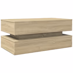 Décorez votre salon avec cette table basse moderne avec lumières LED, elle se marie facilement avec les meubles de tout style ...