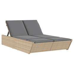 VidaXL 368182 chaise d'extérieur Linge Siège rembourré Polyuréthane, Acier Gris