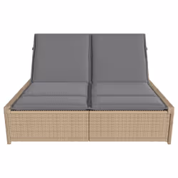 VidaXL 368182 chaise d'extérieur Linge Siège rembourré Polyuréthane, Acier Gris