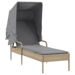 VidaXL 368191 chaise d'extérieur Linge Siège rembourré Polyuréthane, Acier Gris