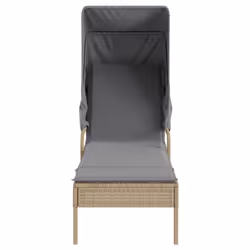 VidaXL 368191 chaise d'extérieur Linge Siège rembourré Polyuréthane, Acier Gris - Vue supplémentaire 4