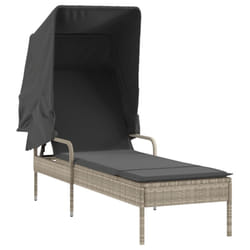 VidaXL 368193 chaise d'extérieur Linge Siège rembourré Polyuréthane, Acier Gris