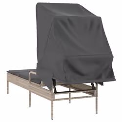 VidaXL 368193 chaise d'extérieur Linge Siège rembourré Polyuréthane, Acier Gris - Vue supplémentaire 6