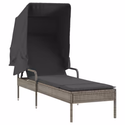 VidaXL 368199 chaise d'extérieur Linge Siège rembourré Polyuréthane, Acier Gris - Vue supplémentaire 7