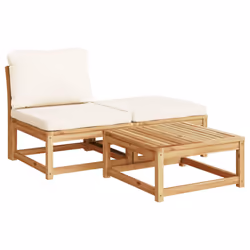 VidaXL 366491, Crème, Bois d'acacia, 110 kg, Adultes et enfants, 630 mm, 630 mm