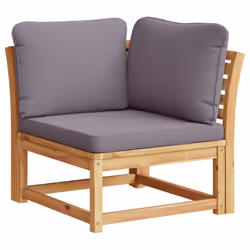 VidaXL 366494, Gris foncé, Bois d'acacia, 110 kg, Adultes et enfants, 730 mm, 730 mm
