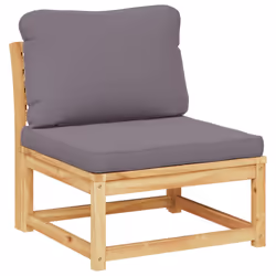 VidaXL 366495, Gris foncé, Bois d'acacia, 110 kg, Adultes et enfants, 630 mm, 730 mm