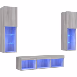 Ces unités murales TV sont la solution parfaite pour votre espace de vie afin de maximiser l'espace et de garder les surfaces ...