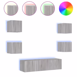 VidaXL 3216858, Gris, Bois, Bois, 600 mm, 350 mm, 310 mm