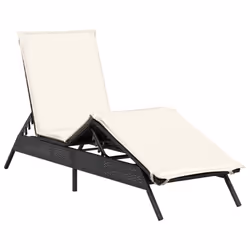 VidaXL 4002701, Linge, Siège rembourré, Polyuréthane, Acier, Crème, Blanc, 110 kg, 590 mm