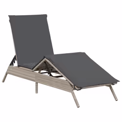VidaXL 4002706, Linge, Siège rembourré, Polyuréthane, Acier, Gris, 110 kg, 590 mm